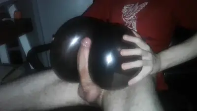 Fucking a Homemade Booty Sex-toy with Creampie