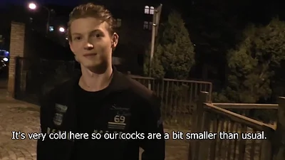 Czech Hunter - Cold Night Dicktraining Anti Smoking Student Sells His Straight Virgin Ass for Cash and Takes a Deep