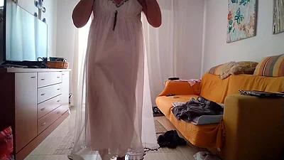 I love mornings in a sexy nightgown.