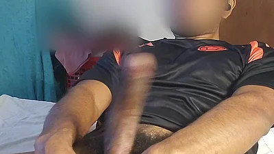 Colombian Soccer Player Playing With His Anaconda