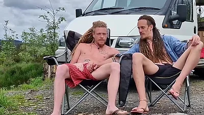 Alternative Jocks With Dreadlocks Jeb And Gwyn Relentlessly Bareback Outdoor