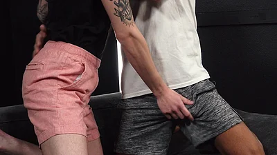 JockPussy - Twink top Milo Miles and Joey Michaels dungeon fuck and suck