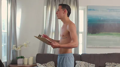 NEXT DOOR STUDIOS - Promotion Panic! Tatted Stepbro Flip Fucks Twink Des Irez