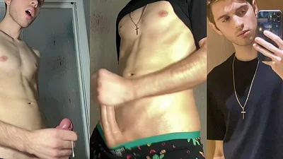 Young Boy With Big Dick Masturbates