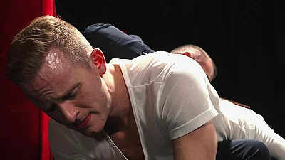 MasonicBoys - Dylan Tides spanked with a wooden paddle by Tyler Saint