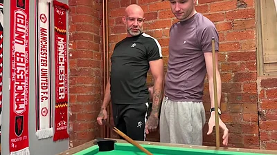 Hung Stepson Fucks Stepdaddy in the Pub After a Game of Pool