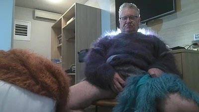Mohair masturbation