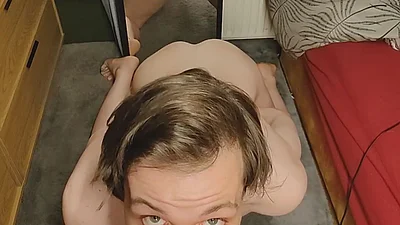 Your boy jerking with a mirror